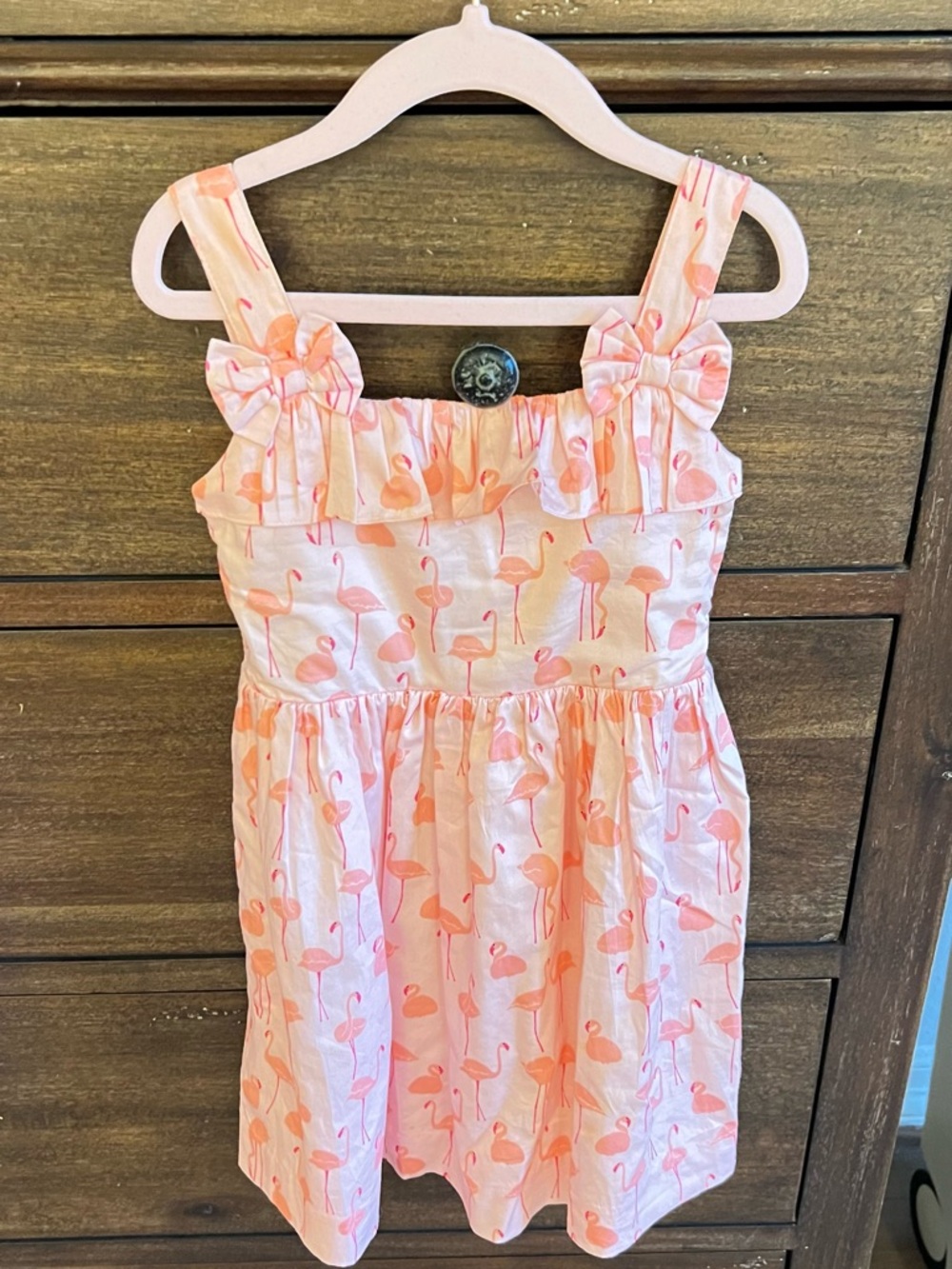 Rachel Riley Flamingo Print Sundress - Picture 5 of 7